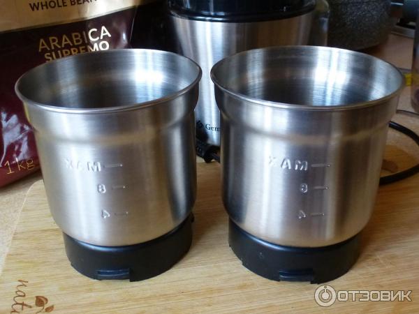 Мельница Gemlux GL-CG999A съемные чаши из металла