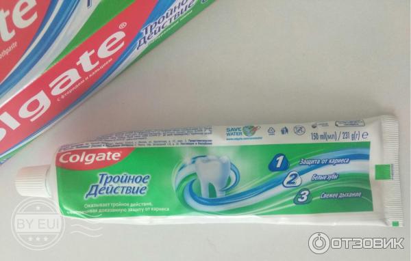 Зубная паста Colgate Тройное действие фото