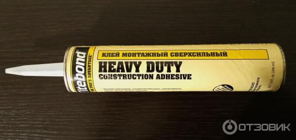 Клей монтажный сверхсильный Titebond HEAVY DUTY construction adhesive фото