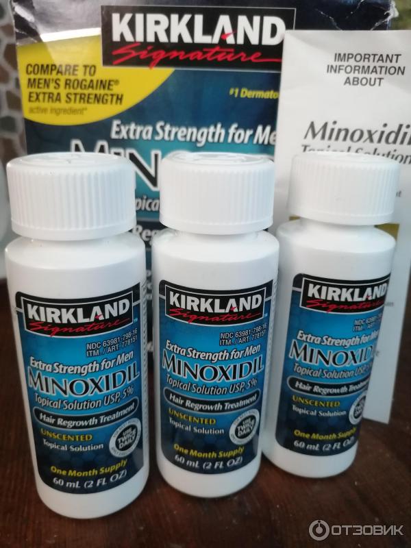 Средство для восстановления волос Kirkland Minoxidil фото