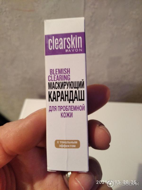 Антибактериальный маскирующий карандаш Avon Clearskin фото