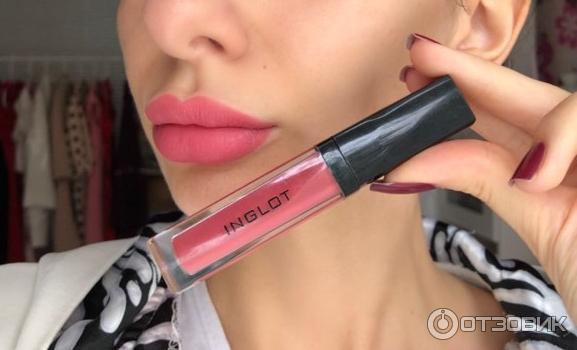 Матовая помада Inglot Lip Tint Matte фото