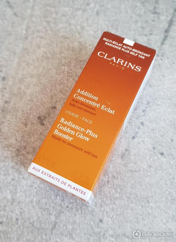 Концентрат с эффектом искусственного загара Clarins Radiance-Plus Golden Glow Booster фото