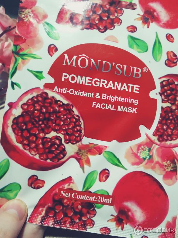 Тканевая маска для лица Pomegranate Anti-Oxidant & Brightening фото