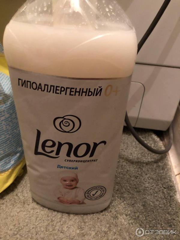 Концентрированный кондиционер для белья Lenor детский фото