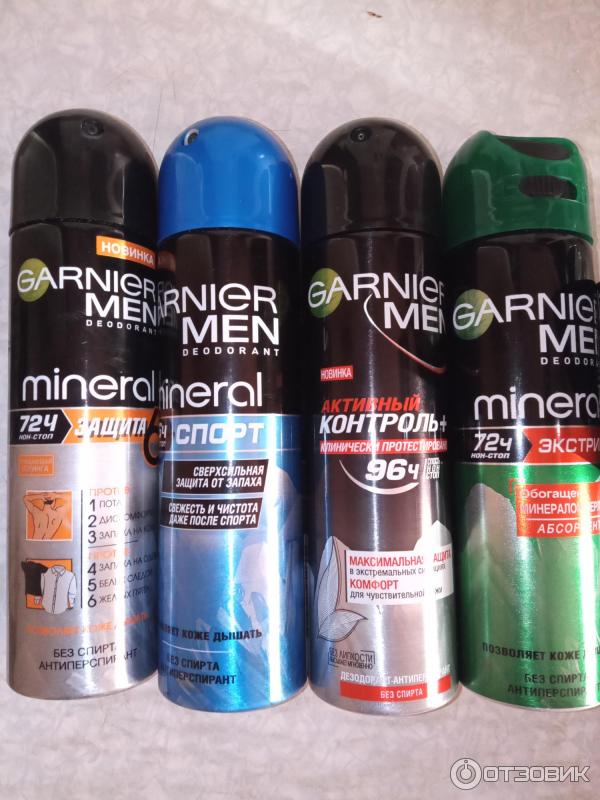 Дезодорант-антиперспирант Garnier Mineral Men 96H Sport фото