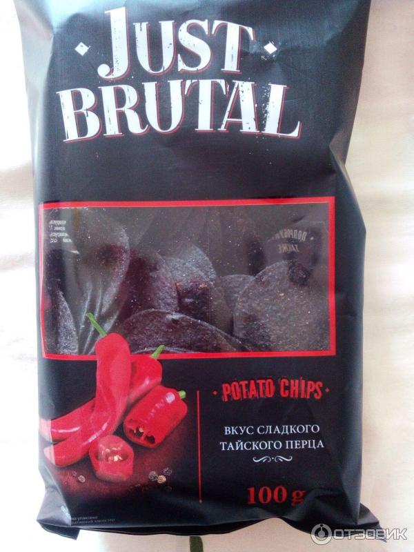 Чипсы картофельные Just Brutal фото