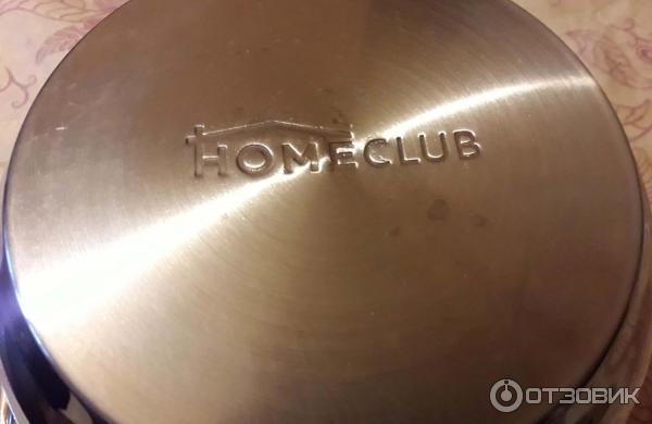 Кастрюля с крышкой Home club из нержавеющей стали 1.5 л фото