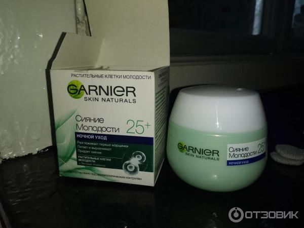 Крем для лица Garnier Сияние молодости 25+ ночной уход фото