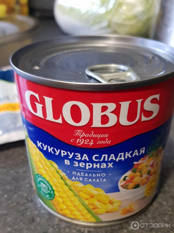 Кукуруза сладкая в зернах Globus фото