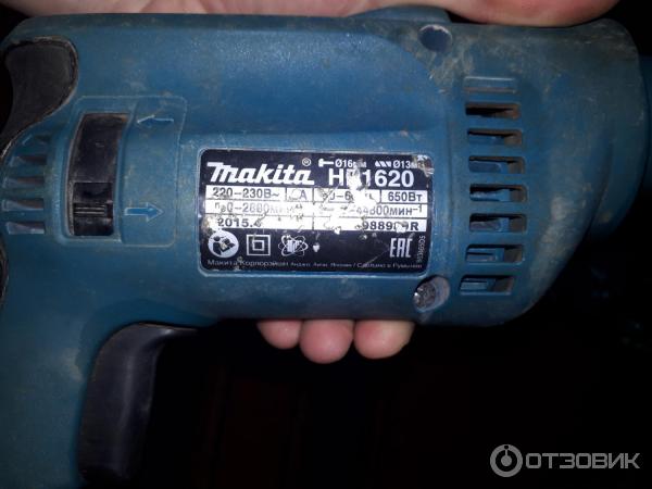 Дрель ударная Makita HP1620 фото