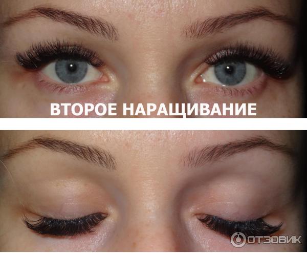 Нарощенные ресницы склеились от воды