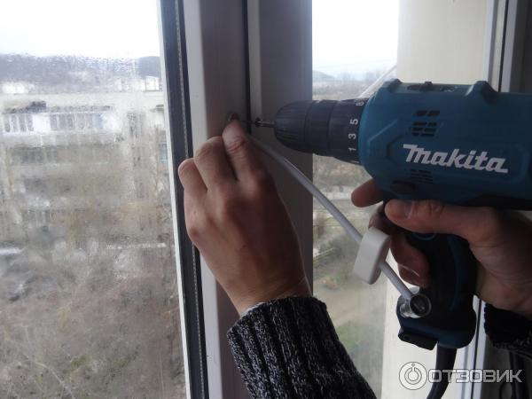 Замок оконный с тросиком для детской безопасности ФурнитураОк фото