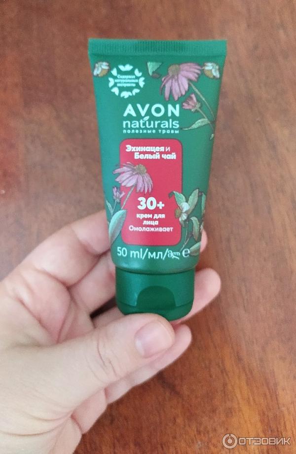 Крем для лица Avon Naturals Herbal Эхинацея и белый чай фото