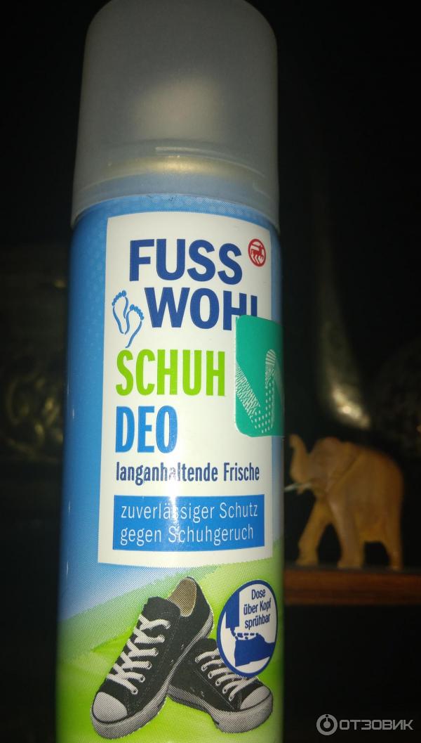 Отзыв о Дезодорант для обуви Rossmann Fusswohl Schuh Deo