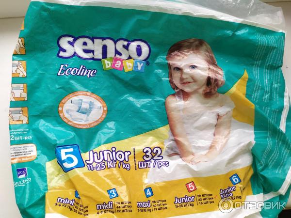 Подгузники детские Senso Baby Ecoline фото