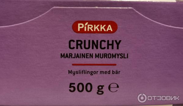 Мюсли Pirkka Crunchy Marjainen muromysli фото