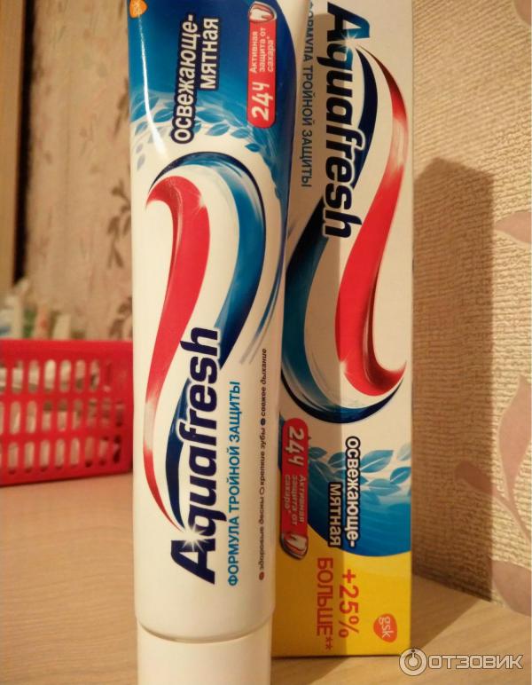 Зубная паста Aquafresh освежающе-мятная фото