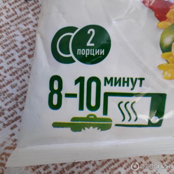 Быстрозамороженный готовый продукт 4 Сезона Паэлья с морепродуктами фото