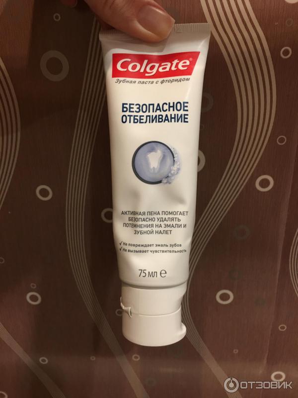 Зубная паста Colgate Безопасное отбеливание фото