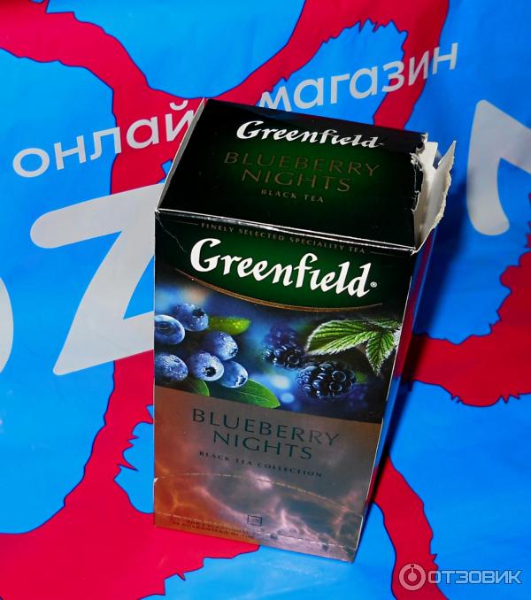 Чай Greenfield Blueberry Night фото