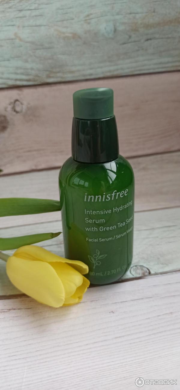 Интенсивная увлажняющая сыворотка Innisfree Green Tea Seed Serum фото