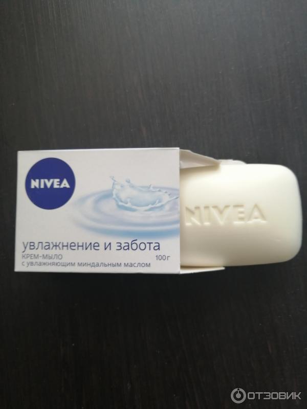 Крем-мыло Nivea Увлажнение и забота с миндальным маслом фото