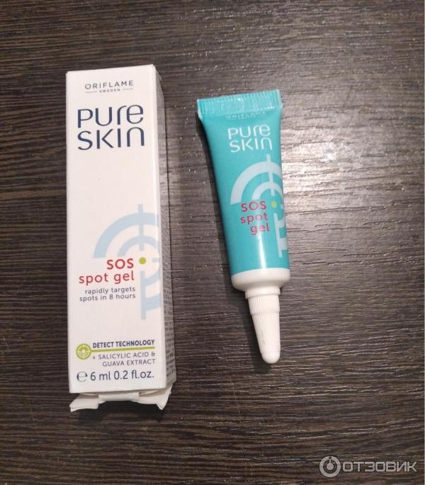 PURE SKIN sos spot gel от прыщей Oriflame 6 мл фото