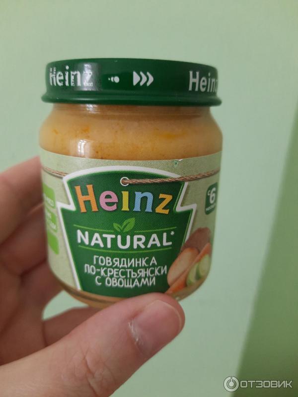 Детское пюре Heinz фото