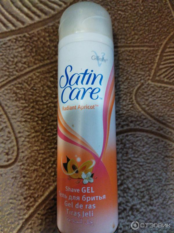 Гель для бритья Gillette Satin Care Radiant Apricot фото