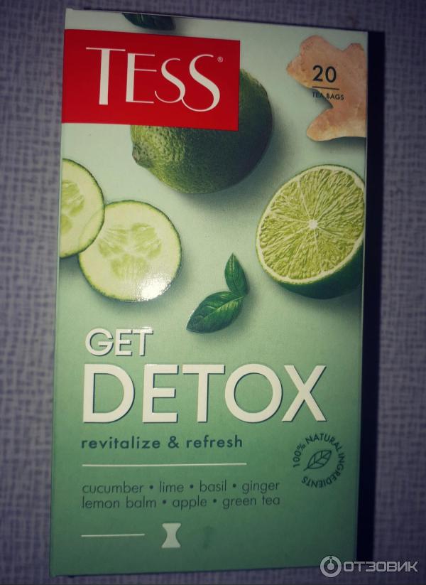 Чай Tess GET DETOX фото