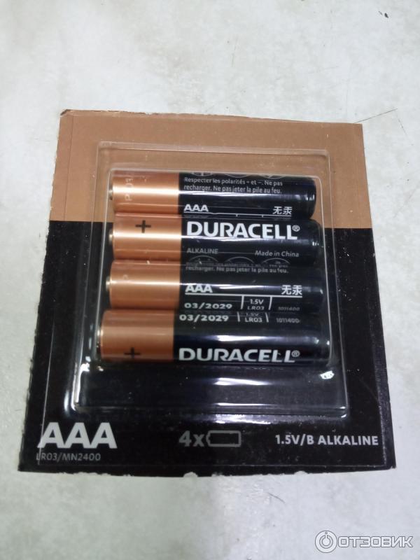 Батарейки Duracell AAA фото