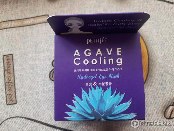 Гидрогелевые патчи для глаз Petitfee Agave Cooling Hydrogel Eye Mask фото