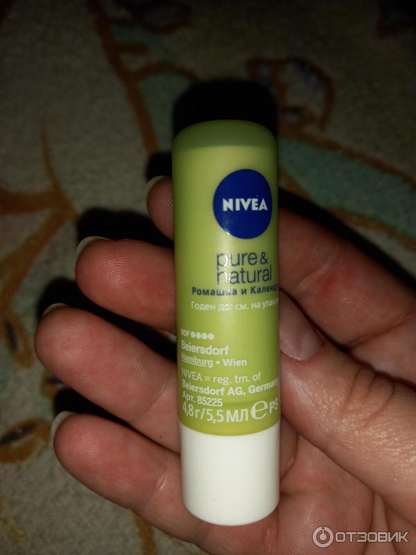 Бальзам для губ NIVEA Ромашка и календула фото