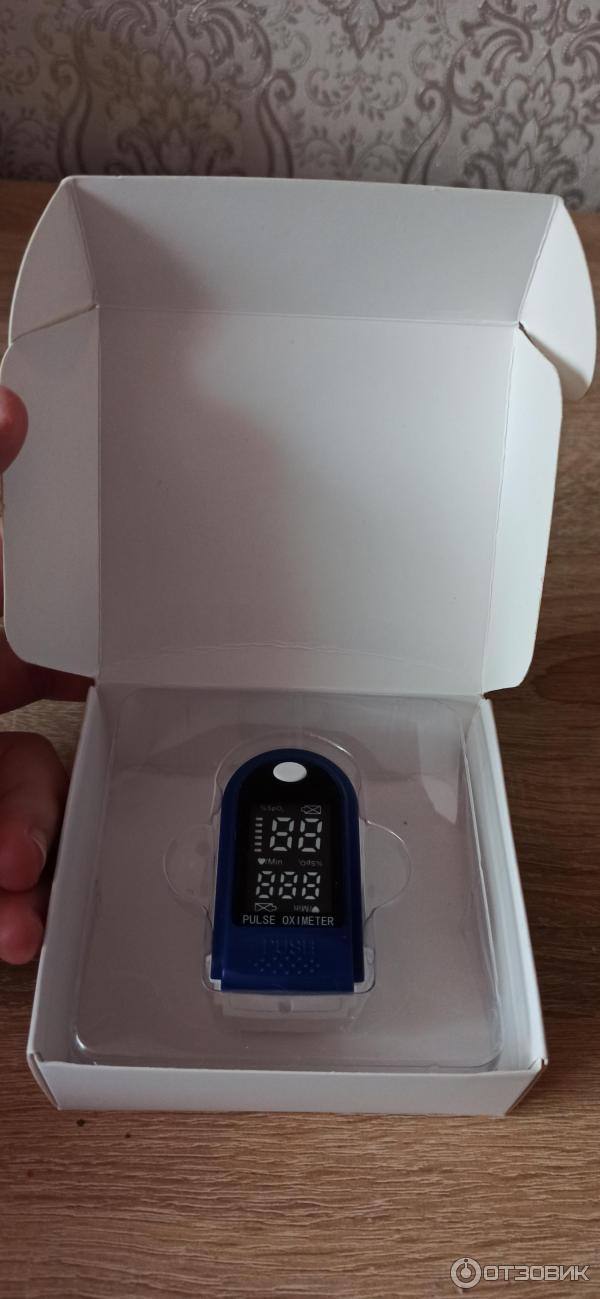 Пульсоксиметр на палец Fingertip Pulse Oximeter фото