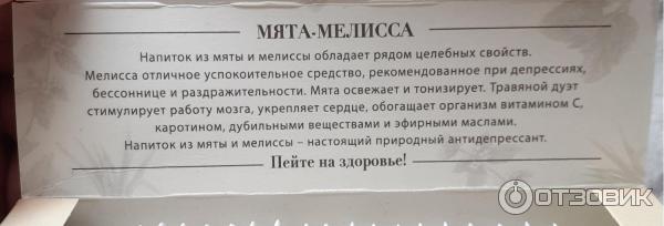 Чай Etre Мята мелисса фото