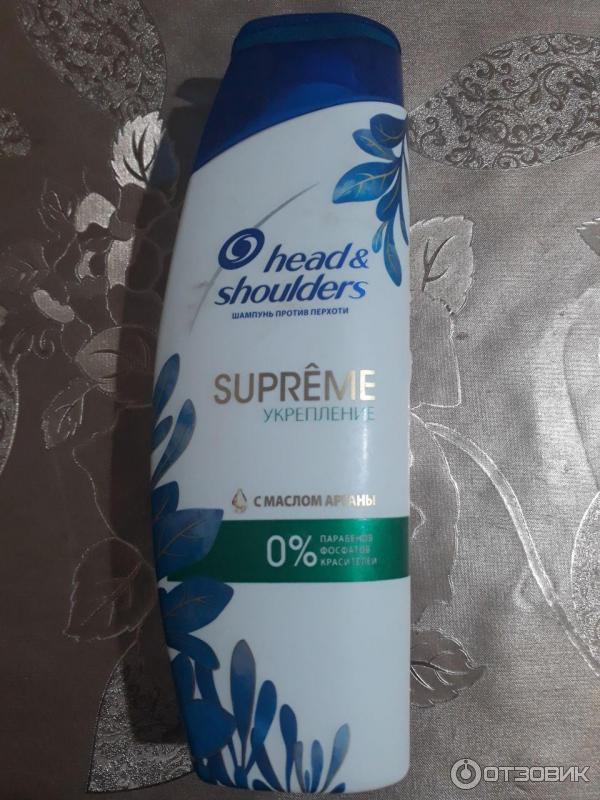 Шампунь Head&Shoulders Supreme укрепление с маслом арганы фото