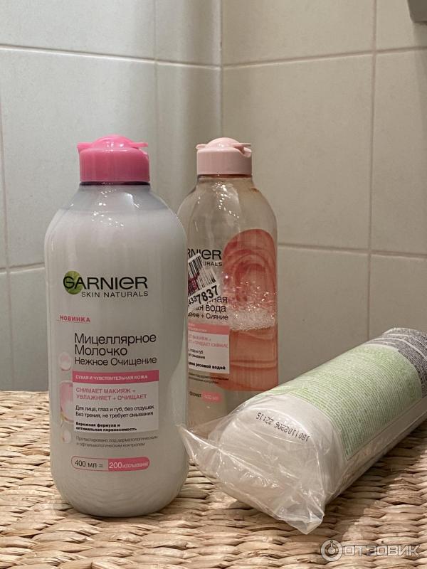 Мицеллярное молочко Garnier Skin Naturals Нежное очищение фото