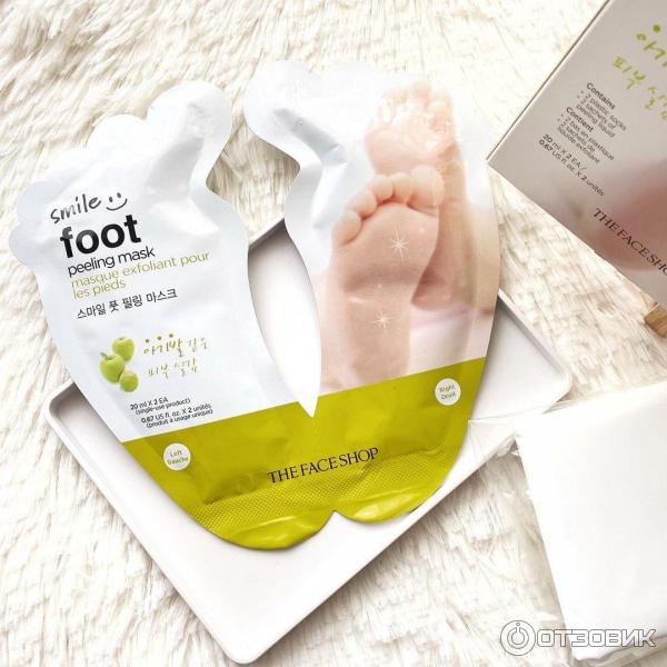 Пилинг для ног The Face Shop Smile Foot peeling фото