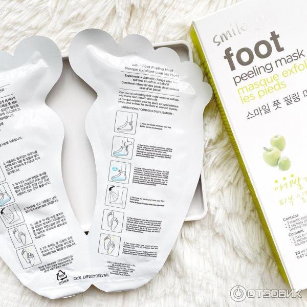 Пилинг для ног The Face Shop Smile Foot peeling фото