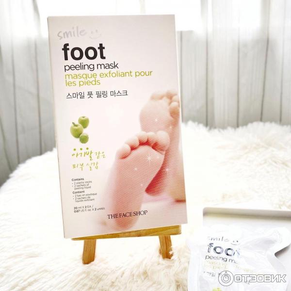 Пилинг для ног The Face Shop Smile Foot peeling фото