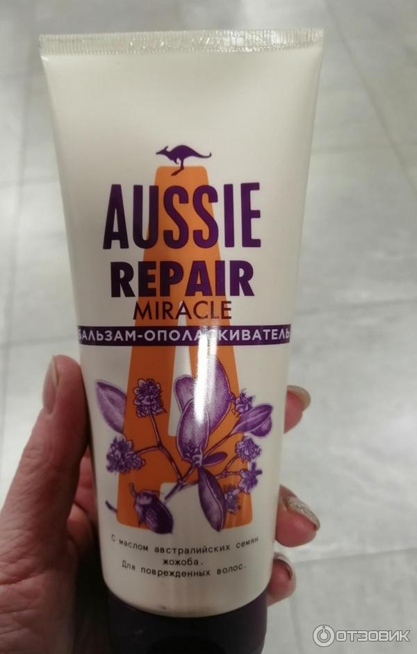 AUSSIE REPAIR MIRACLE бальзам ополаскиватель.