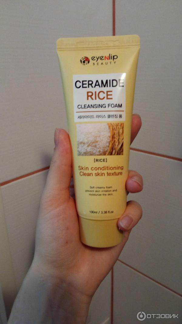 Пенка для умывания Eyenlip Ceramide Rice фото