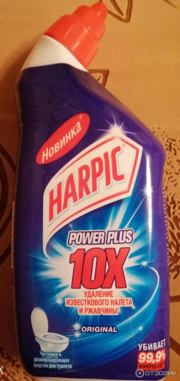 Средство дезинфицирующее для туалета Harpic Power Plus фото