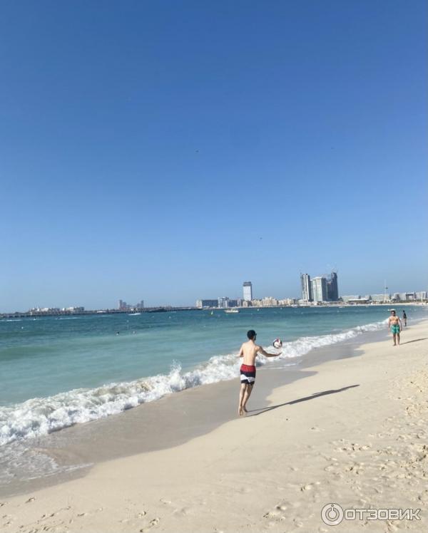 Пляж Dubai Marina beach (ОАЭ, Дубай) фото