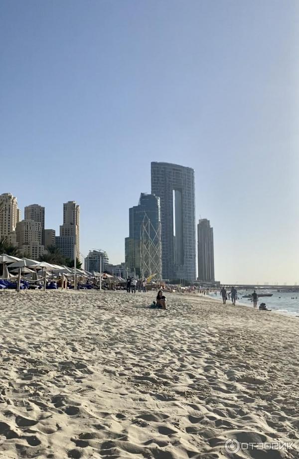 Пляж Dubai Marina beach (ОАЭ, Дубай) фото