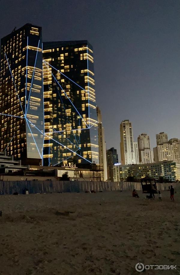 Пляж Dubai Marina beach (ОАЭ, Дубай) фото