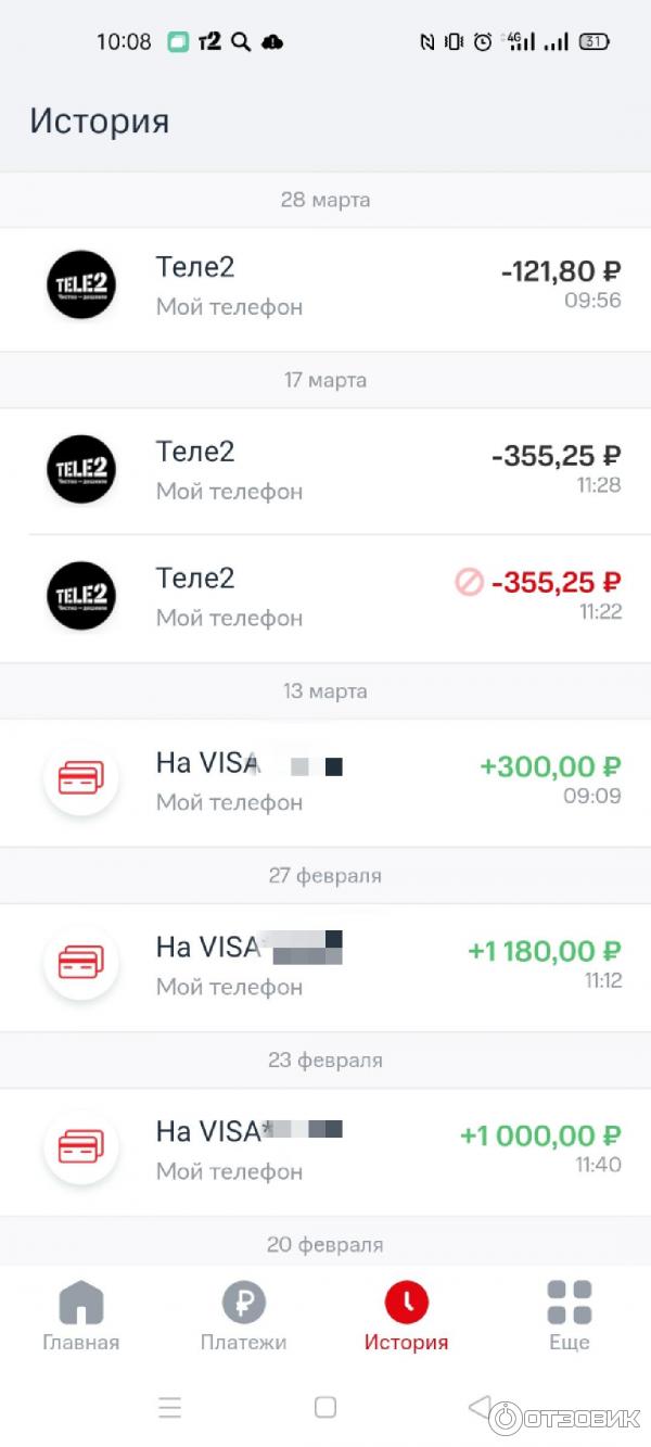 Отзыв о МТС-Банк - приложение для Android | Удобное, взимается комиссия за  операции