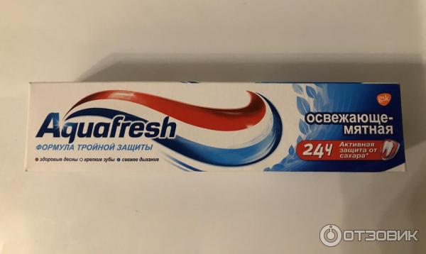 Зубная паста Aquafresh Формула тройной защиты фото