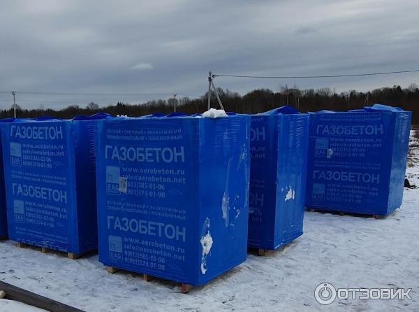 Газобетонный блок ЕвроАэроБетон фото